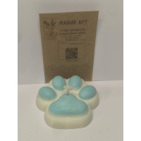 Свещ „Лапичка“ – ръчна изработка от соев восък- сет от 3 бр.