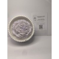 СОЕВА СВЕЩ В ГИПСОКЕРАМИКА-С РОЗА